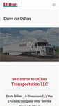 Mobile Screenshot of dillontransportation.com